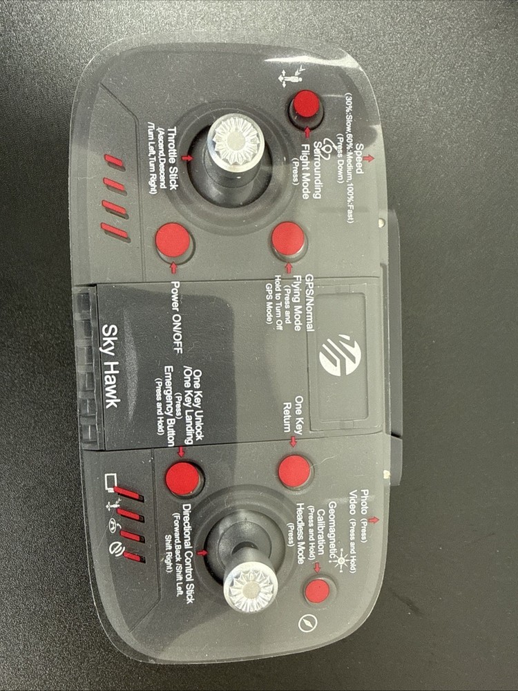 Skyhawk Foldable Video GPS Drone With Guard Rails DRONES