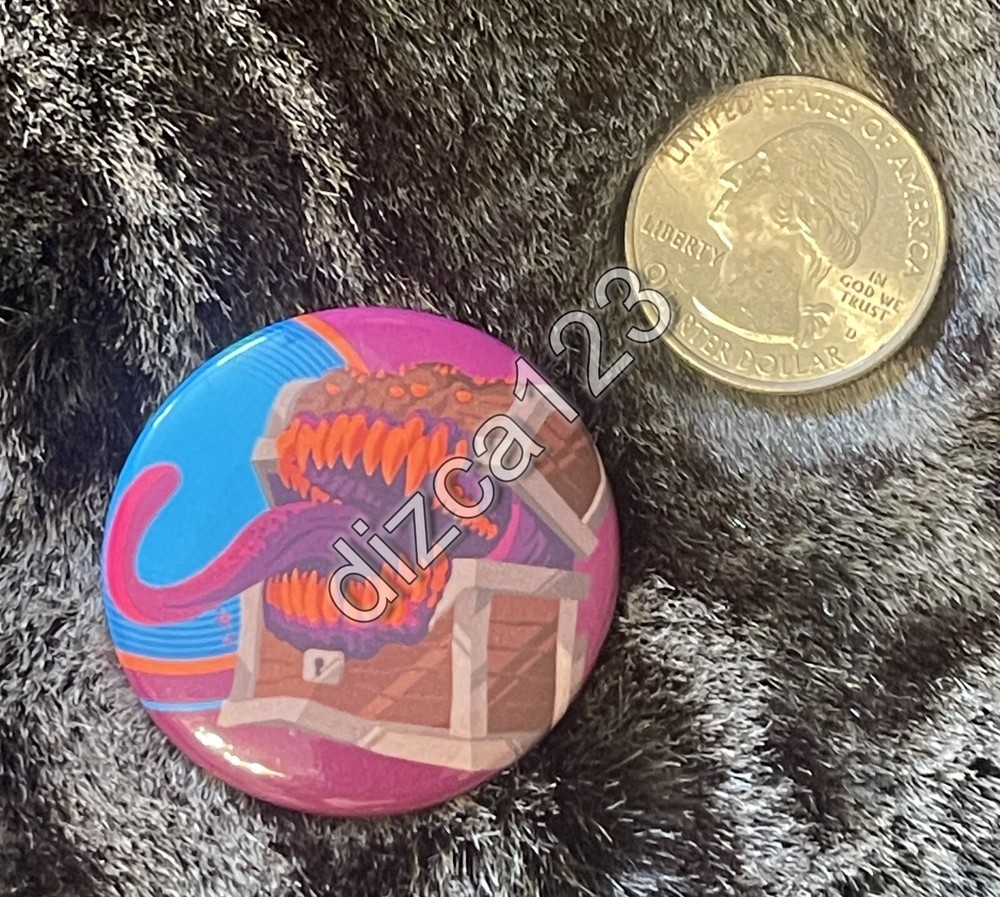 SDCC 2024 Hasbro Pulse 1” Button D&D Dungeons and Dragons Mimic