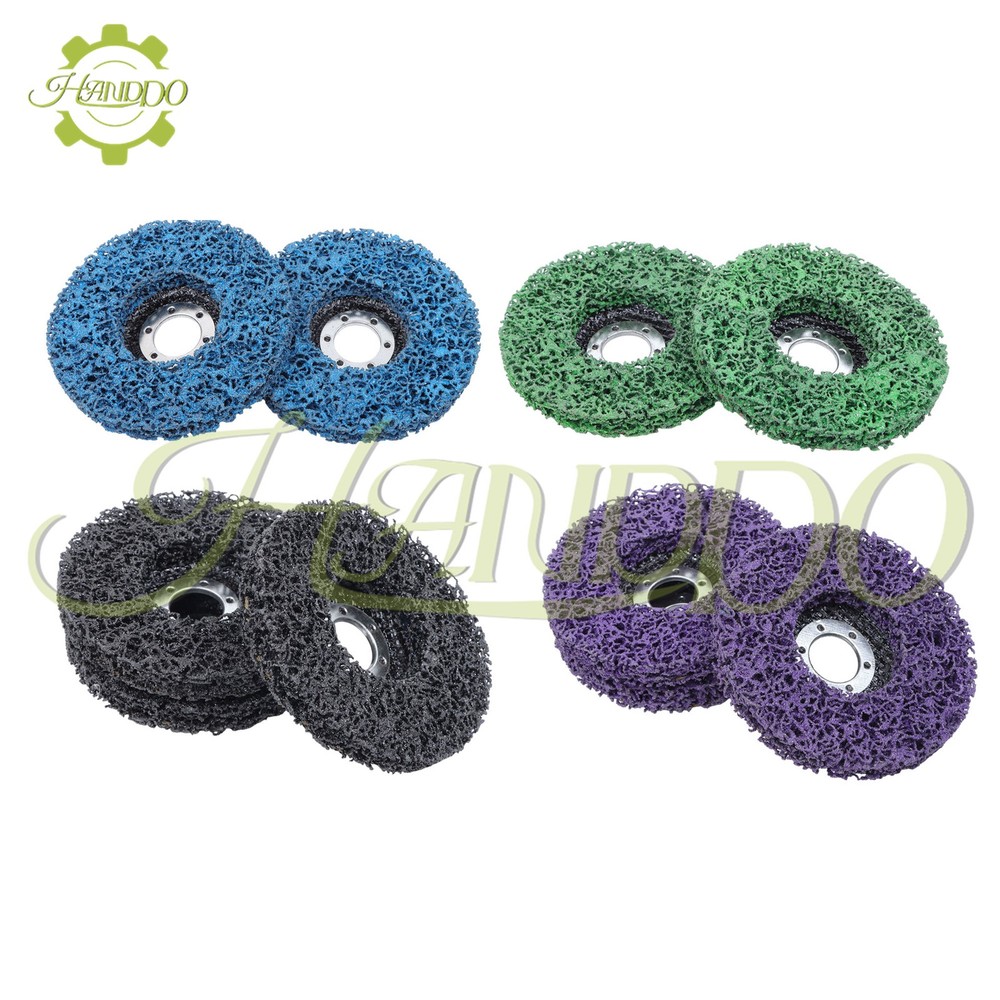 4-1/2" Paint Stripping Discs 10Pack for Angle Grinder Metal Rust Multi Color Set