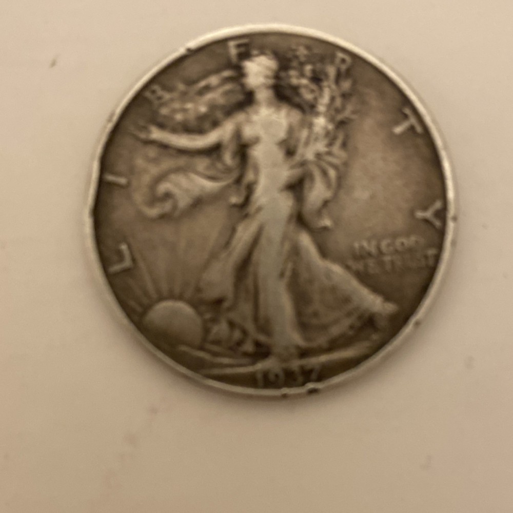 Liberty Walking Silver Half Dollar 50C Reverse Eagle Design