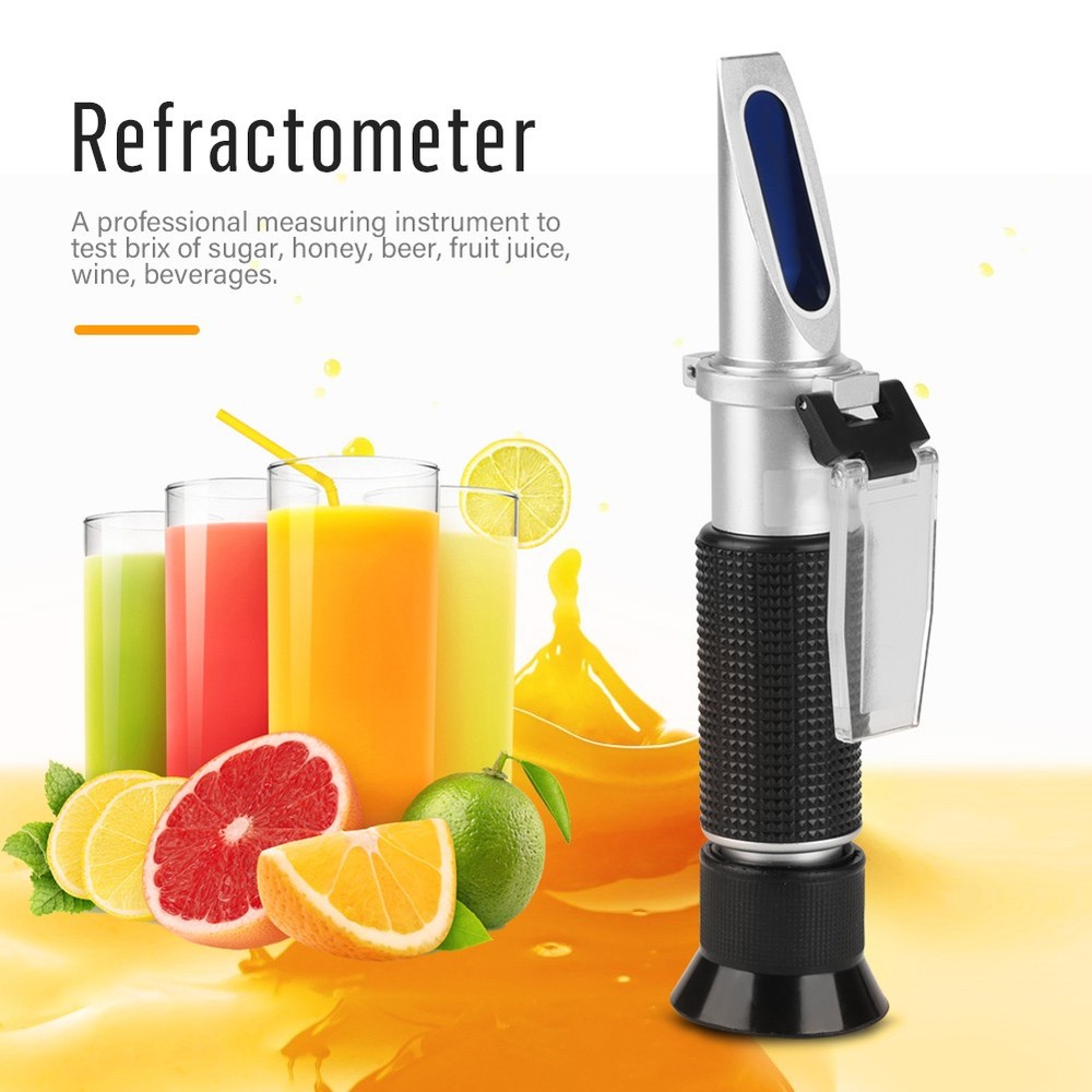 0‑20% Accurate Refractometer Honey Beer Fruit Sugar Tester Meter
