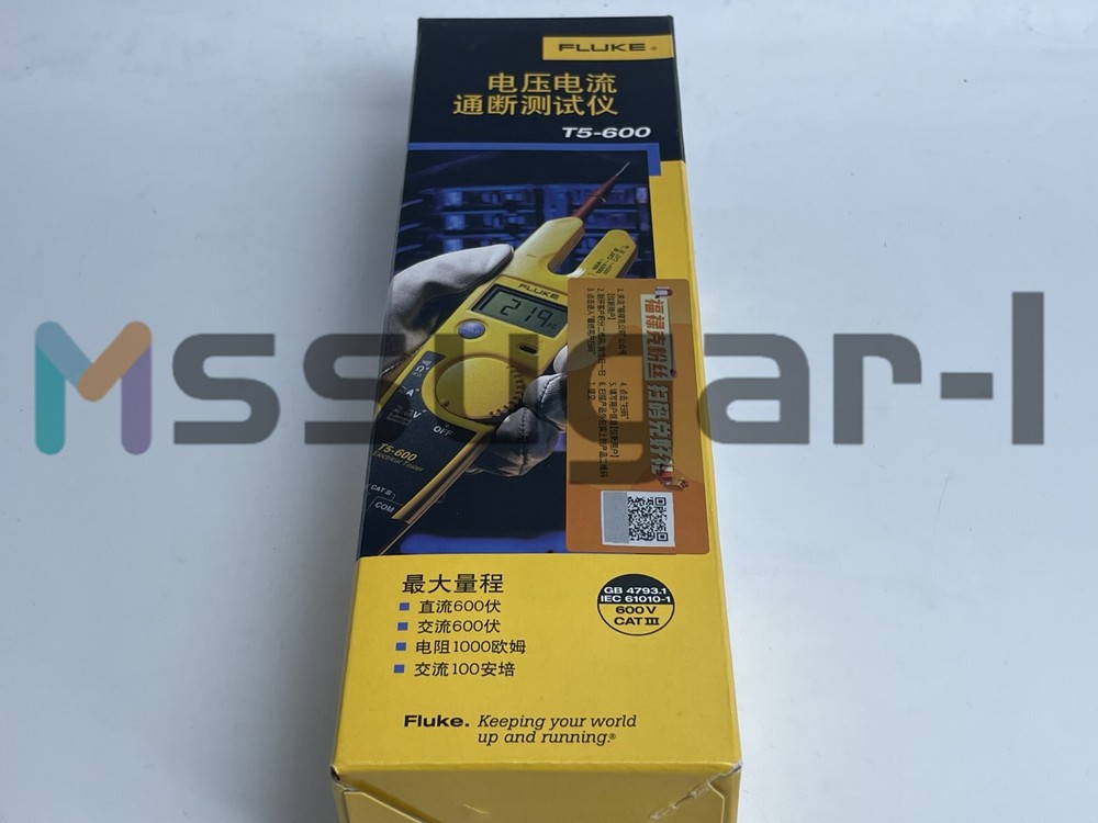 Fluke T5-600 Clamp Meter Continuity Current Electrical Tester #Z