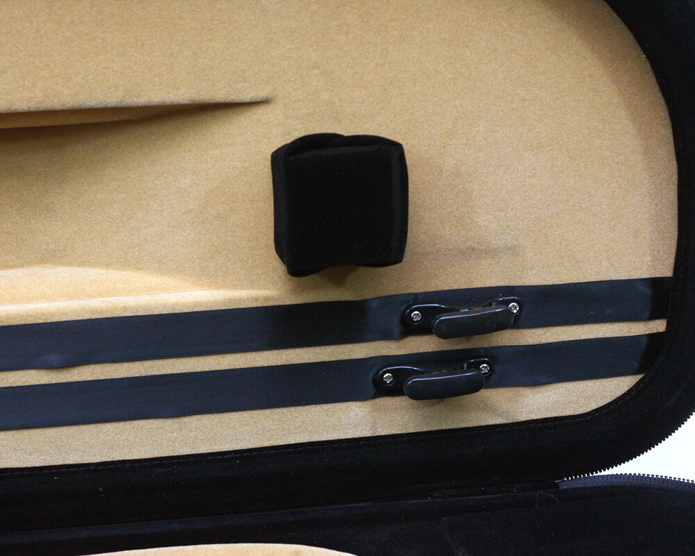 4/4Full Size Violin Case with Built-in Hygrometer and Basic Hardshell Protection