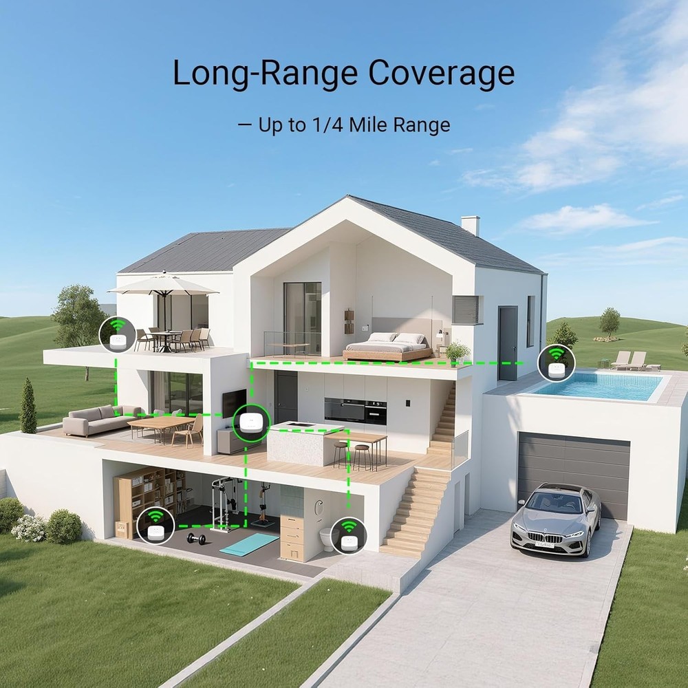 Smart Leak Detection System with Hub, Sensors, and Local Trigger Features