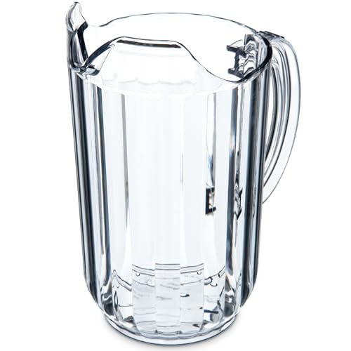 553807 Plastic Pitcher 48 Ounces Clear Polycarbonate