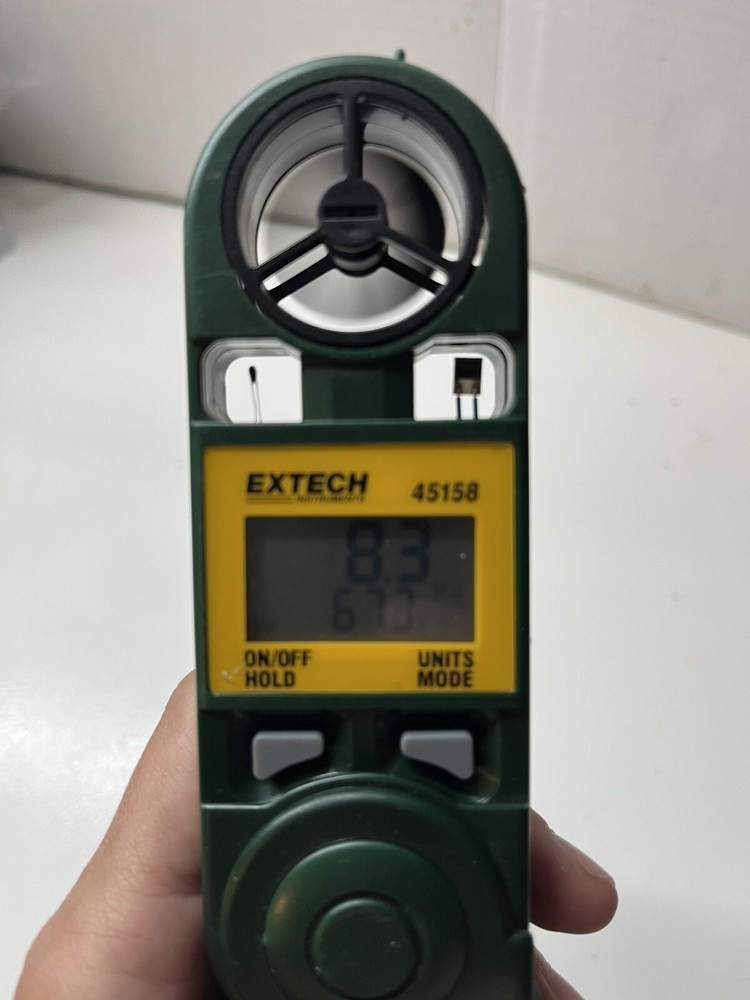 Extech 45158 Mini Waterproof Thermo Anemometer 0377977