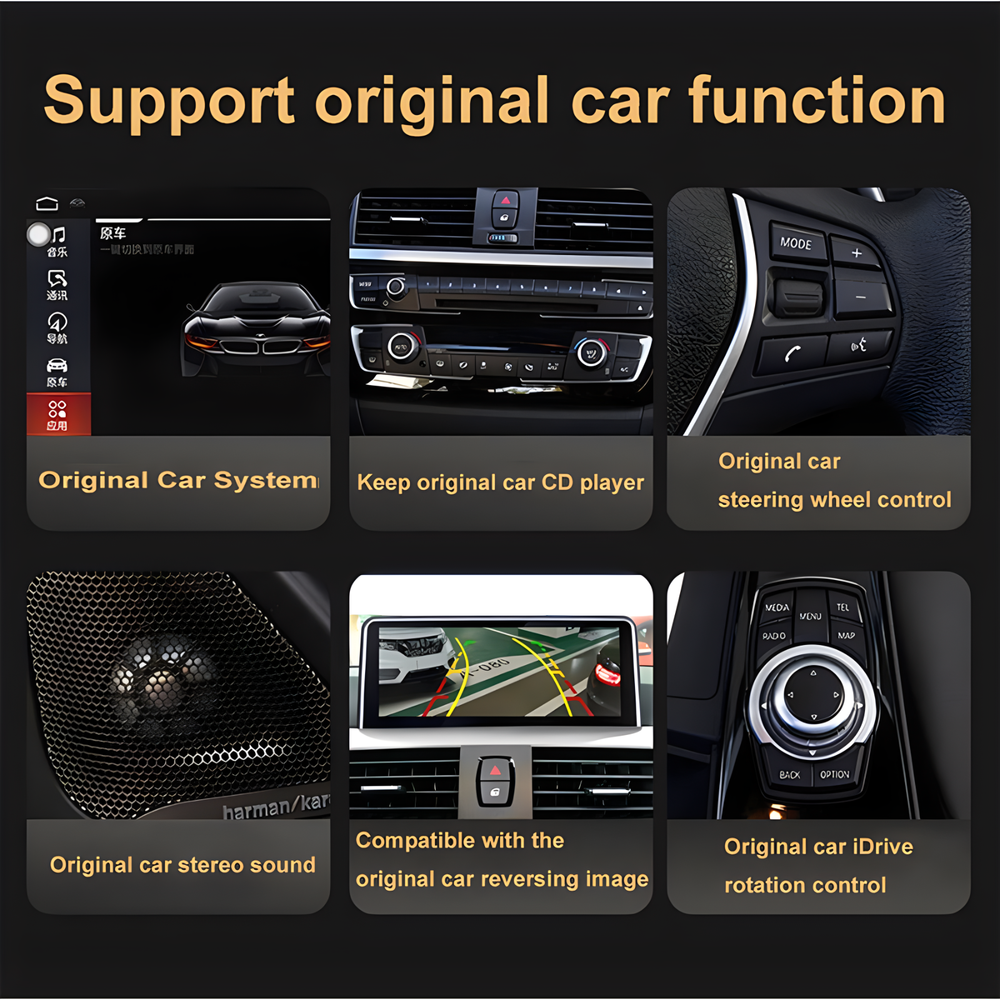For BMW 3 Series E90 E91 E92 E93 M3 10.25''Car Android 13 GPS Navigation CarPlay