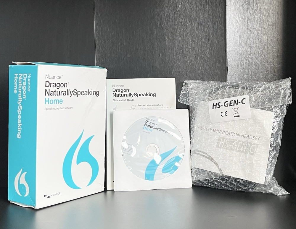 Nuance Dragon NaturallySpeaking Home 13 Speech Recognition Software *OPEN BOX*