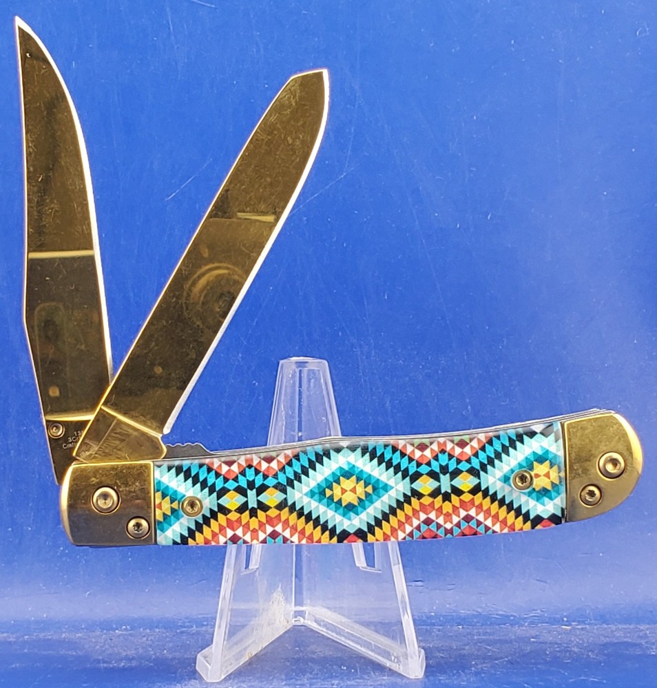 BONE EDGE SPRING ASSISTED TRAPPER 13821