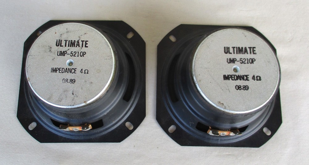 Ultimate UMP-5210P 4-Ohm 5" Midrange Speakers Pair Tested