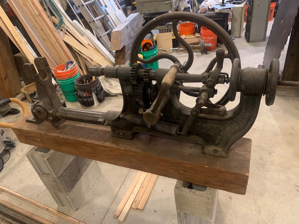 Antique Champion Blower & Forge Drill Press Wall Mount