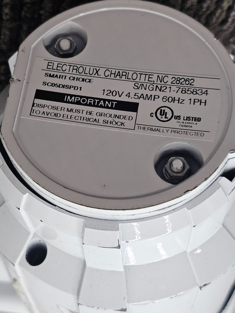 Smart Choice SC05DISPD1 Direct Wire Garbage Disposal for Kitchen Sinks White