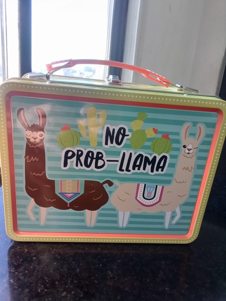 Metal Lunchbox No Prob-Llama :Nice!