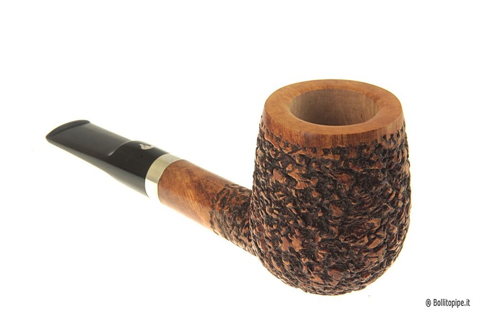 L'Anatra rusticated with silver band - Lovat - 9mm filter
