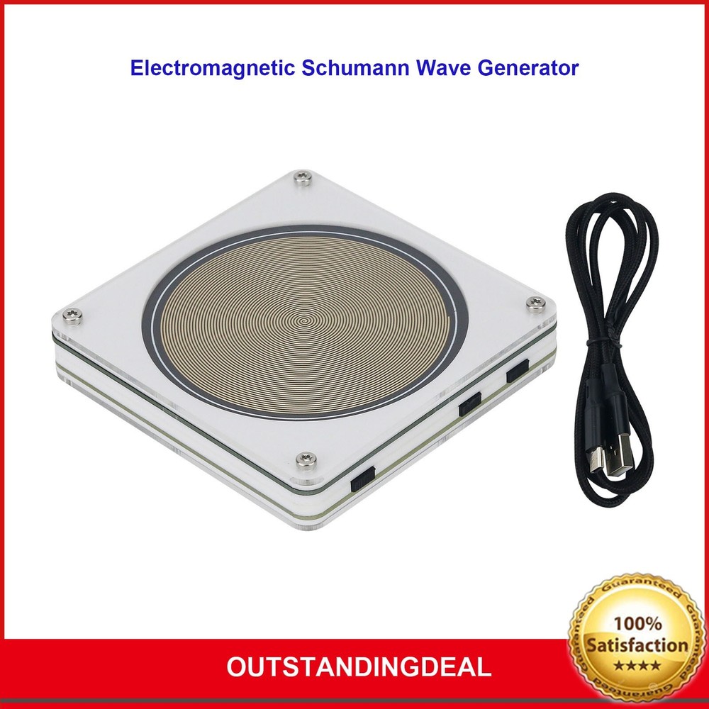 White Adjustable Electromagnetic Waveform Version Schumann Wave Generator ot25