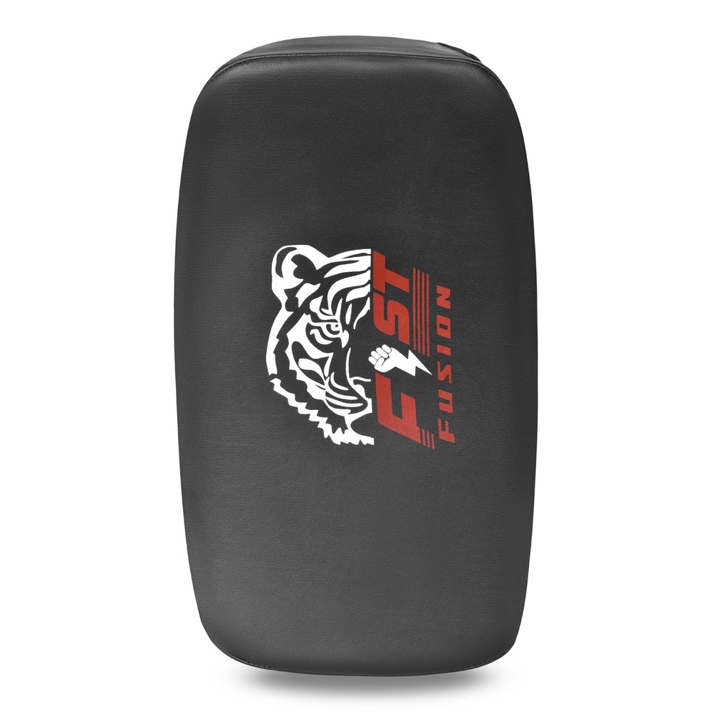 Thai Kick Boxing Pad, Professional Training Strike Shield, Black Leather, MMA...