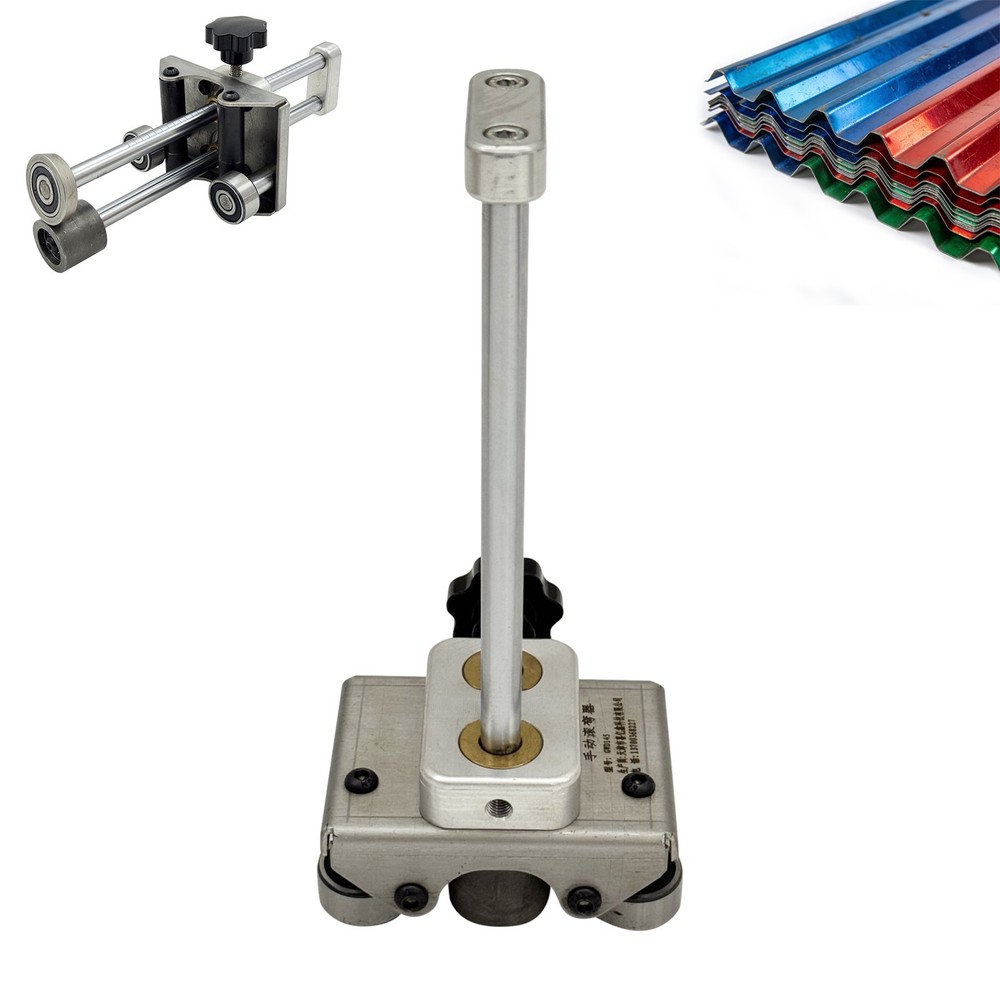 Single-head Manual Metal Panel Roll Bender Color Steel Tile Bending Machine