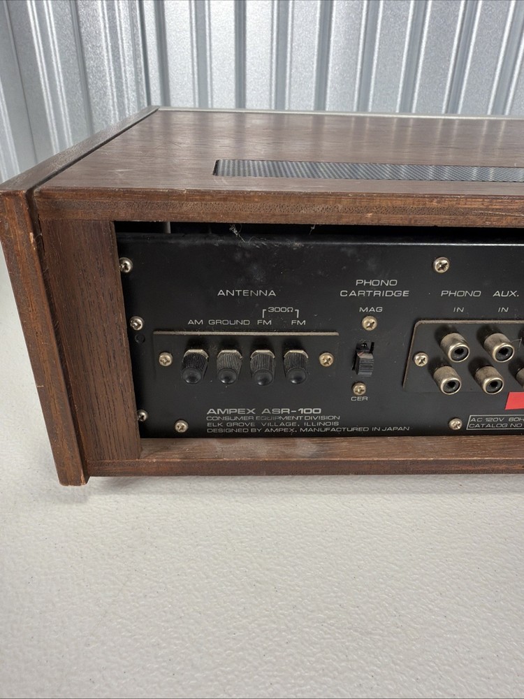 Vintage Ampex ASR 100 Stereo Receiver - Working!