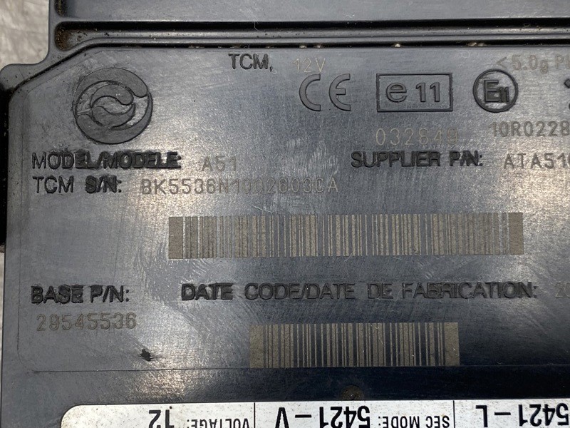 Allison Transmission Control Module 29545536 (357-10398)