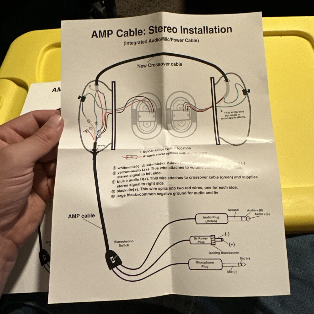 David clark Amp Cable