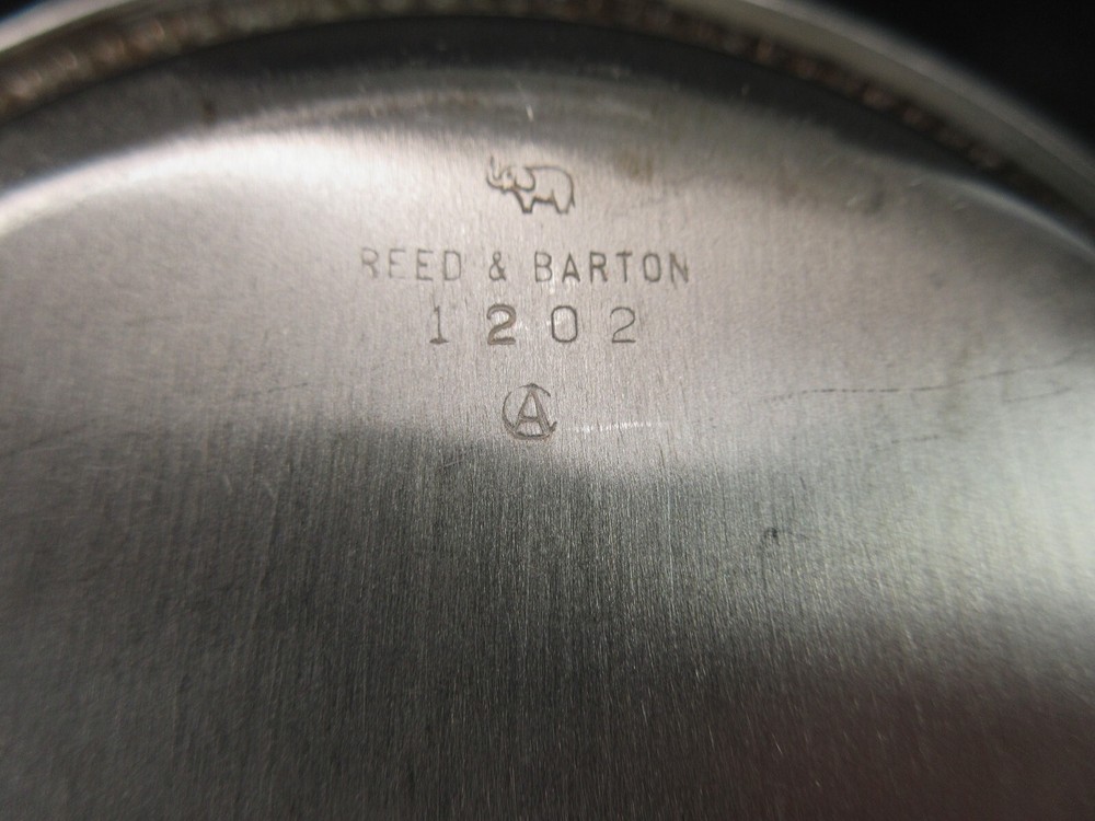 Vintage Reed & Barton #1202 Round Silverplate 6.5” Candy Dish