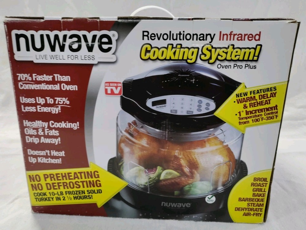 🆕Nuwave Infrared Oven Pro Plus Cooking System 20631 Convection Programmable NOB