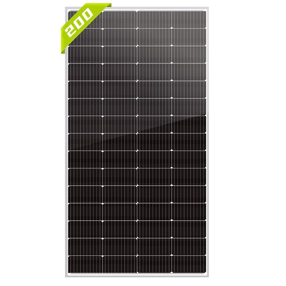 200W Solar Panel Mono Cell Module PV Power Charger 12V Solar Panels for Homes