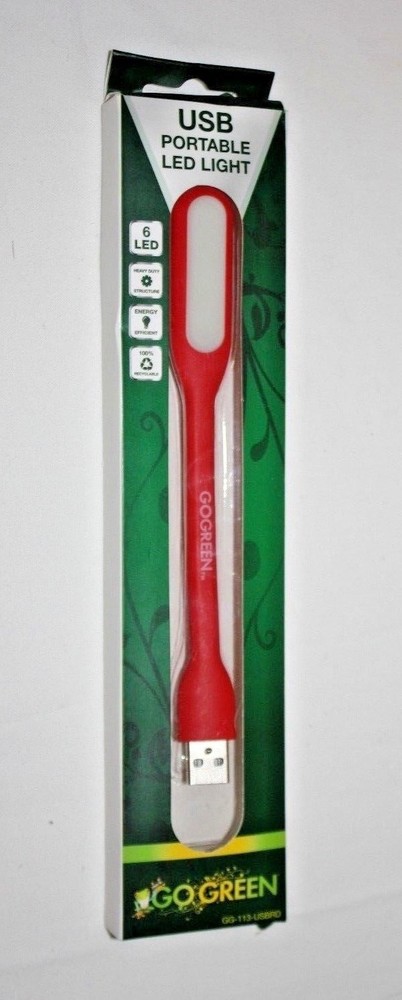 USB Portable LED Light Go Green Red GG-USBRD