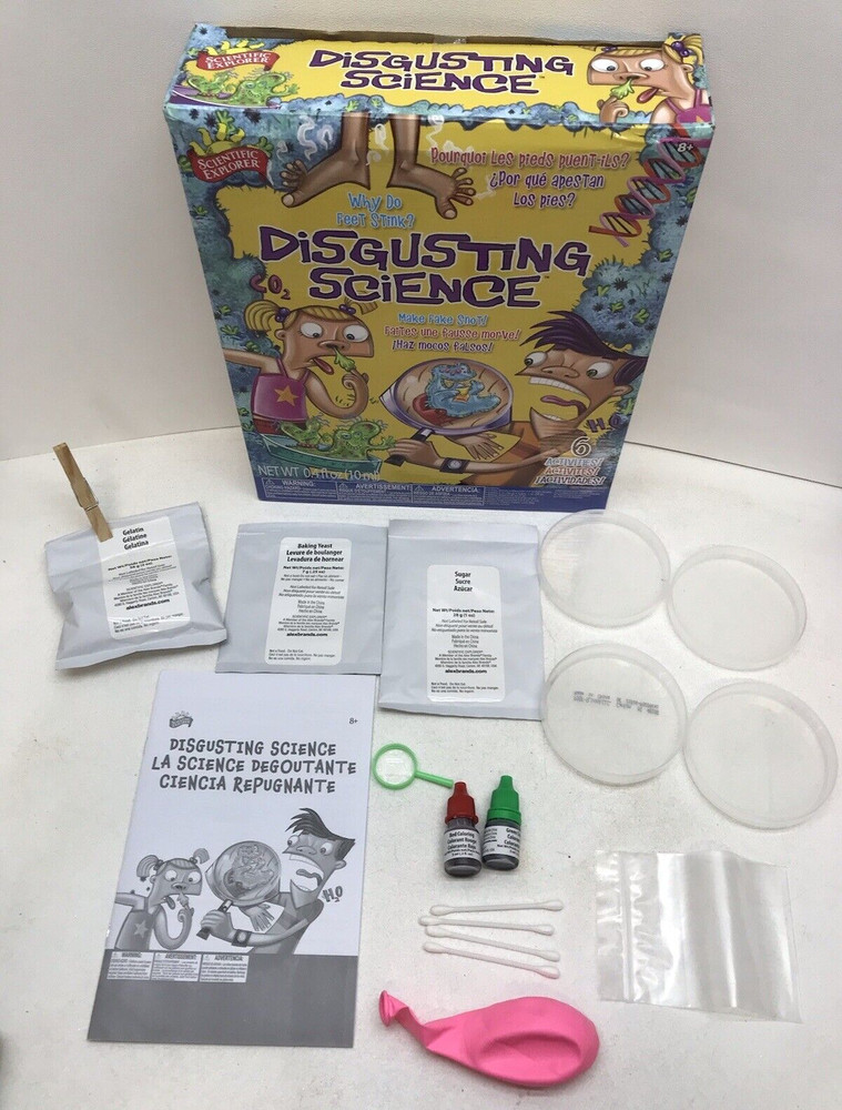 Scientific Explorer Disgusting Science Kit 6n Activities Educational Experiment