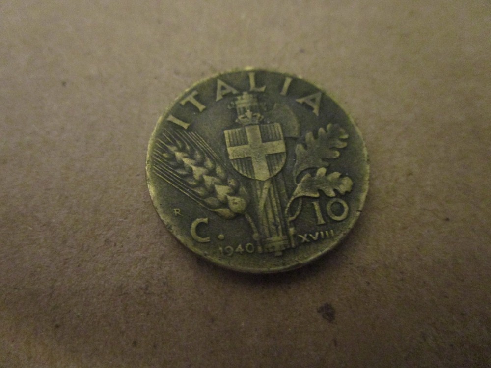 1940 ITALY 10 CENTESIMI