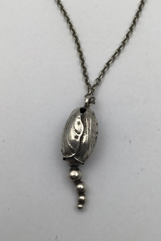 Unique Sterling Silver Pendant (Georg Jensen)