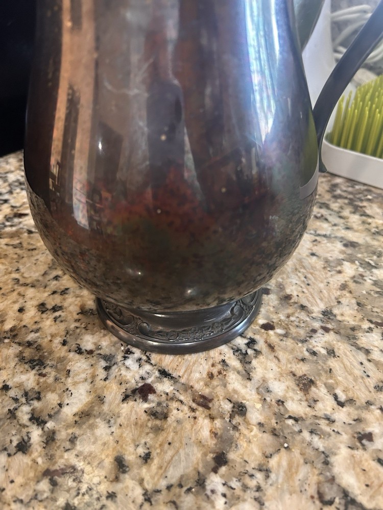 Roger Brothers Silver Plated Pitcher with Ice Lip