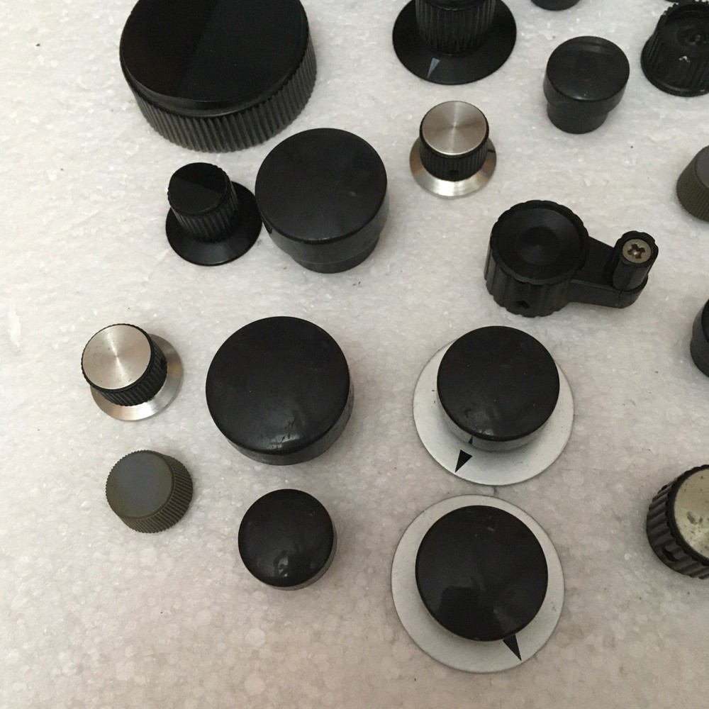 Vintage Electronic Knob Lot Quantity 30