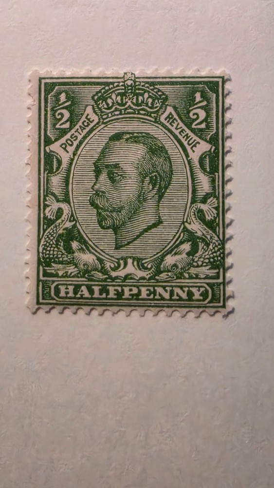SG 344 1912 ½d Green