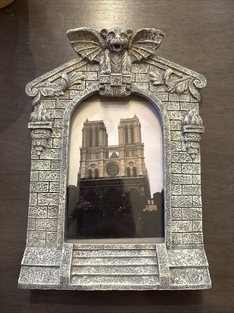 Gargoyle Picture Frame Gray Resin