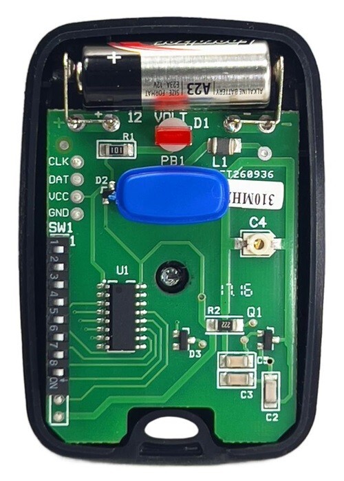 Digi-Code DC-DT1 310MHz 1 Button Delta 3 Compatible KeyChain Remote DNT00026