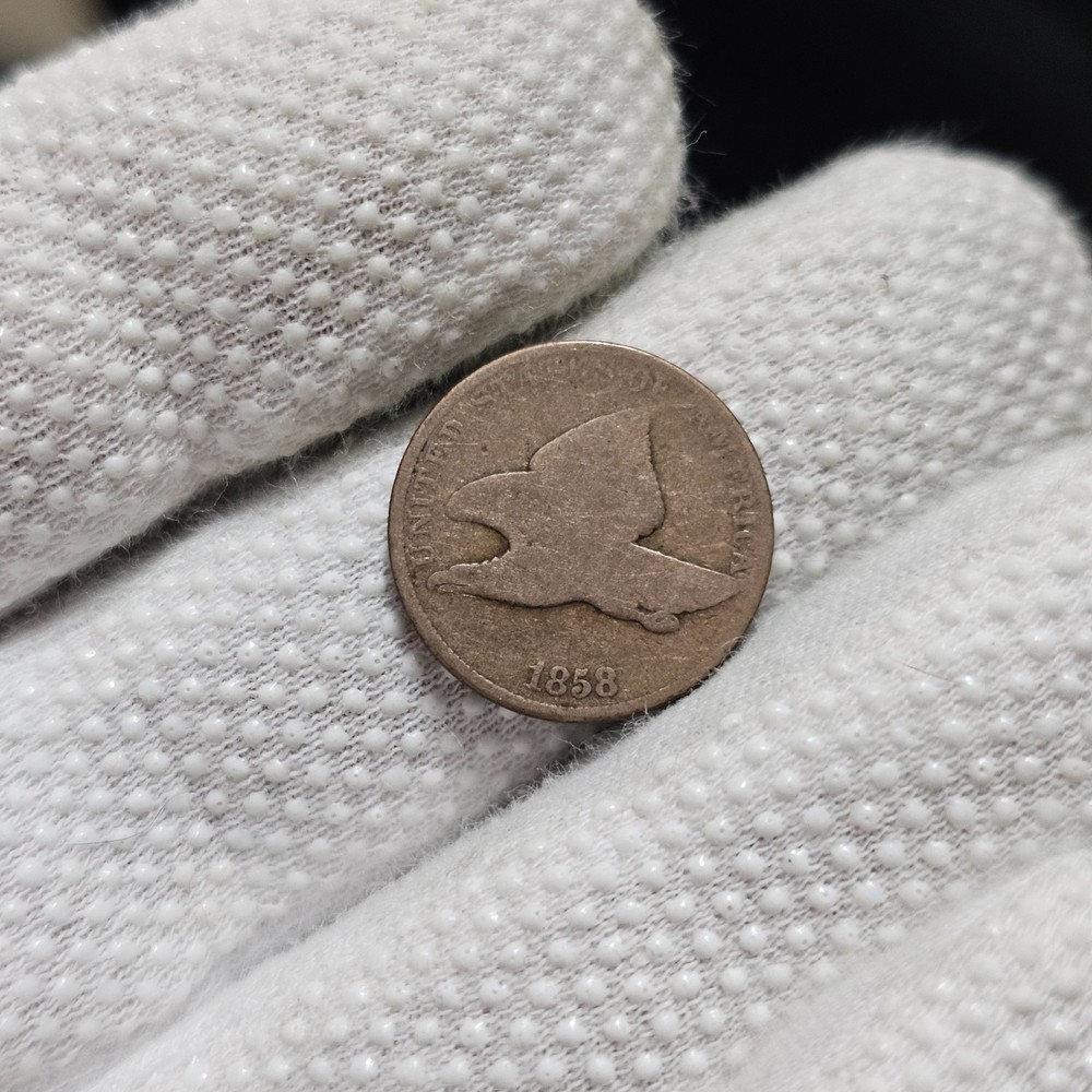 1858 Flying Eagle Cent Large Letters