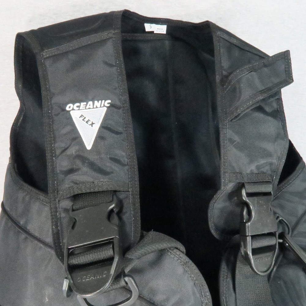 Oceanic Flex Bioflex Scuba Diving Vest Buoyancy Control Device (BCD) Small Black
