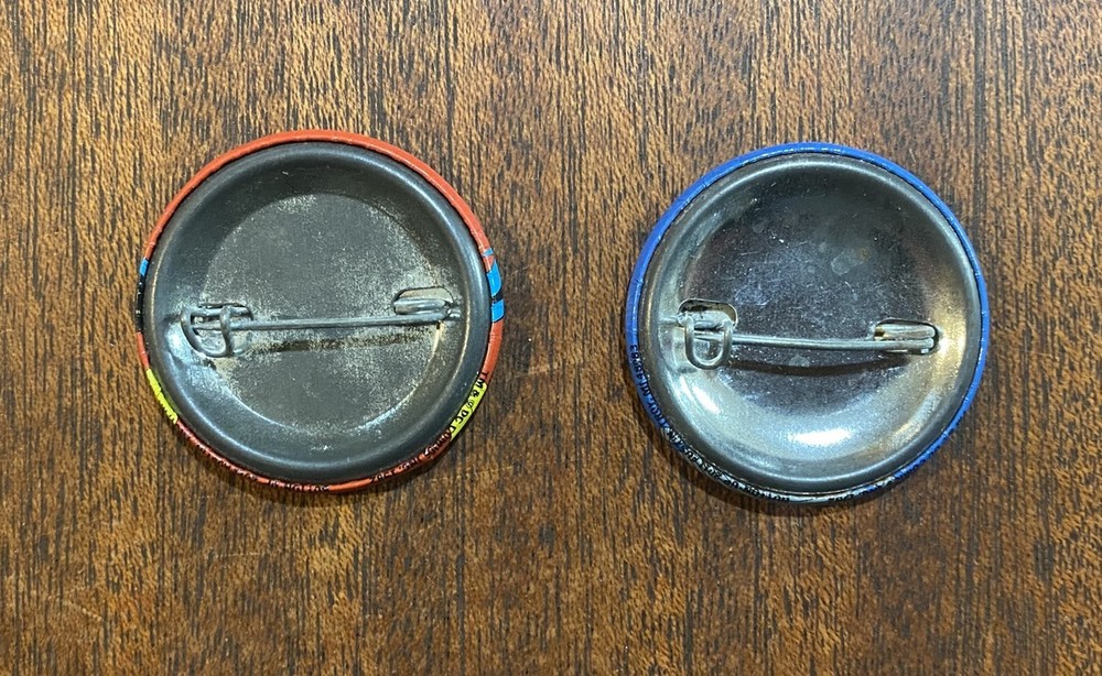 Two Vintage Batman Pins
