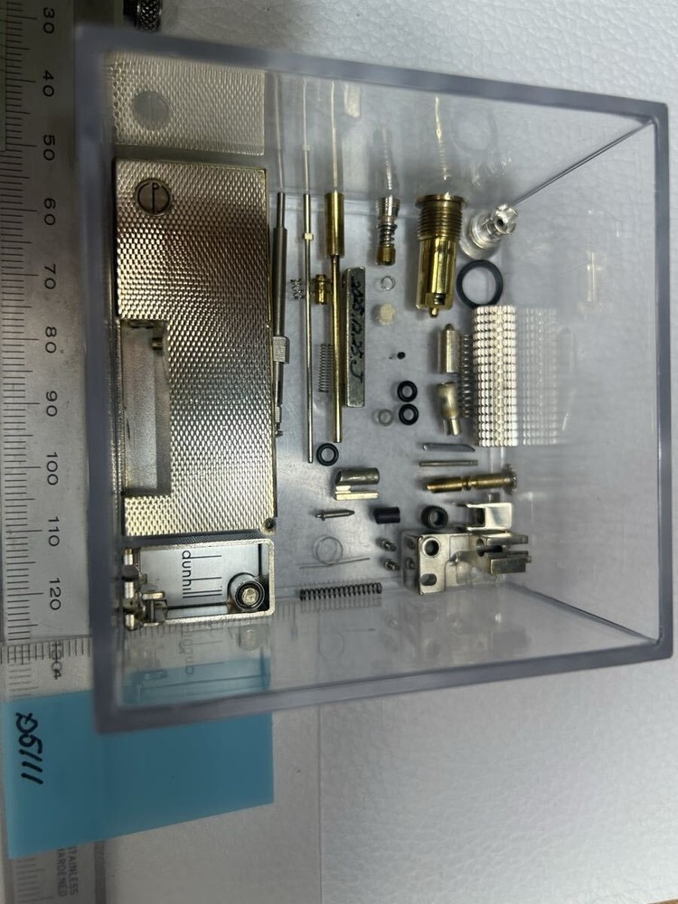 Overhauled Dunhill Rollagas lighter Silver d mark without box