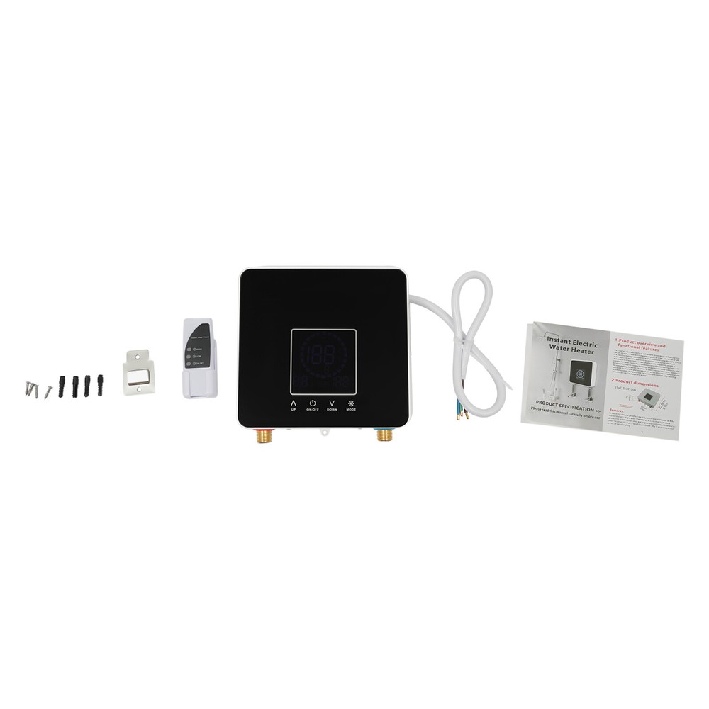 Square Electric Water Heater Modern Novel Design 5500w Instant Water Heater