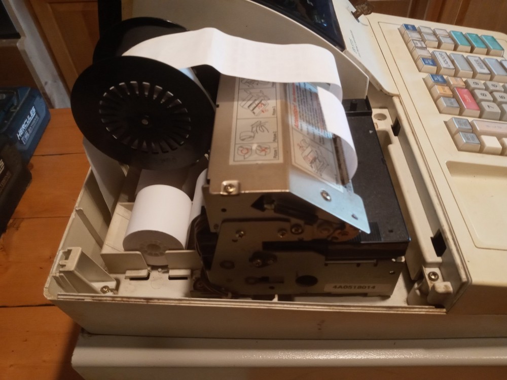 SAM4S ER-5115 Electronic Cash Register FOR PARTS OR NOT WORKING - E1 error code