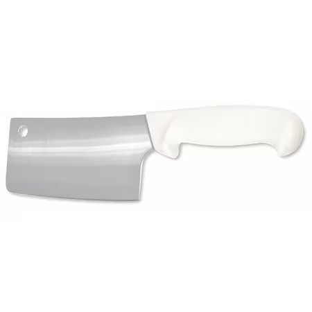 Crestware Kn60 Cleaver, Straight, 6 In. L, White