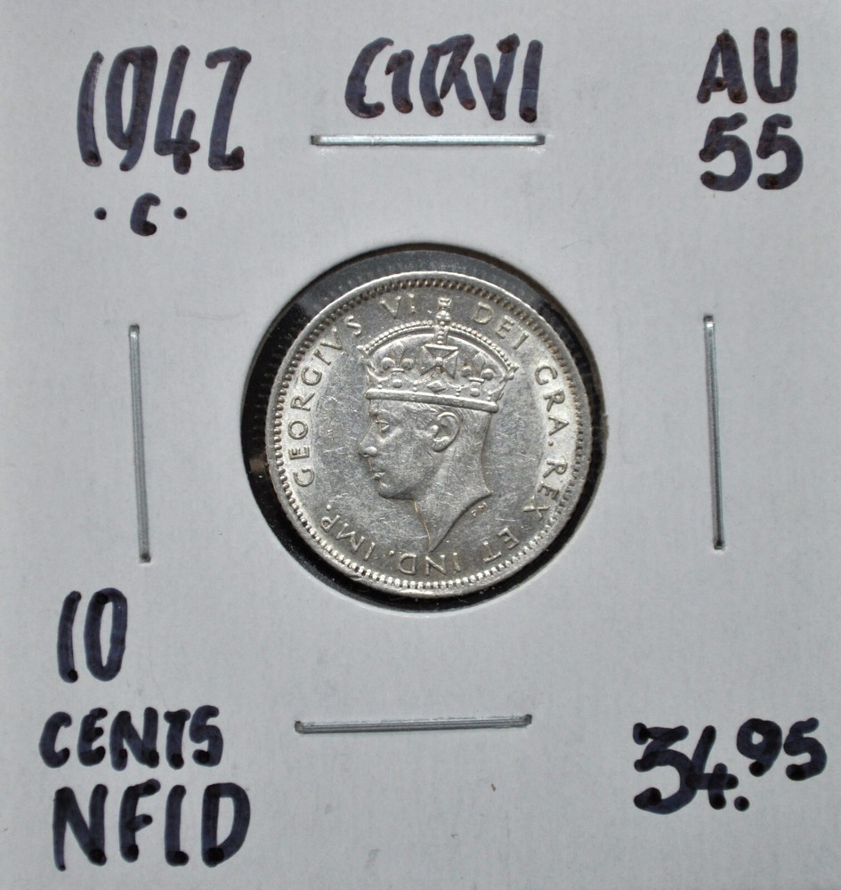 1942-c Newfoundland 10 cents