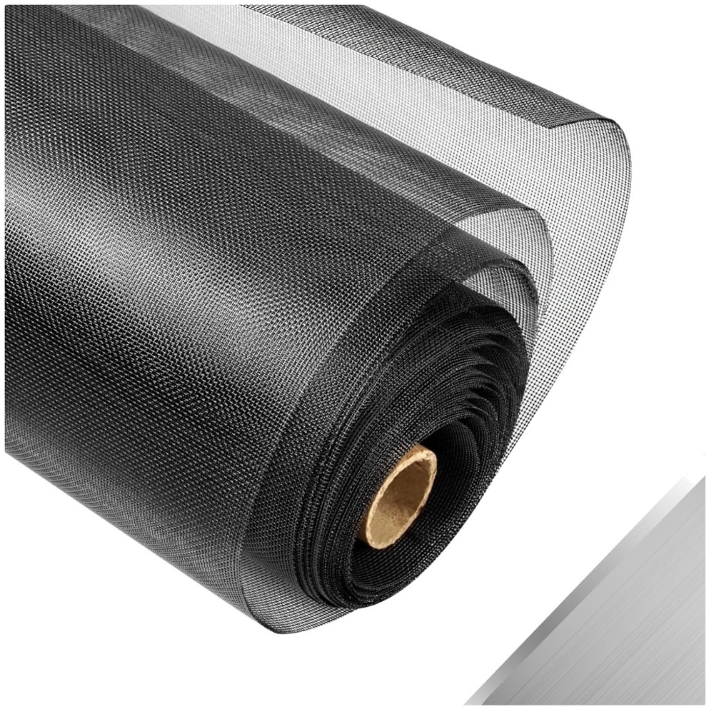 Black Stainless Steel Mesh Window Screen Roll