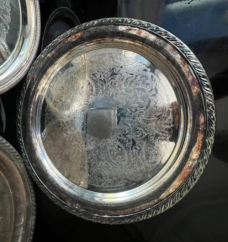William Roger’s, Oneida & 2 Others Silverplate Trays