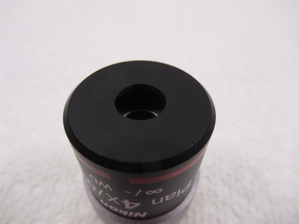 Nikon Eclipse E Plan 4x Microscope Objective Lens WD 30