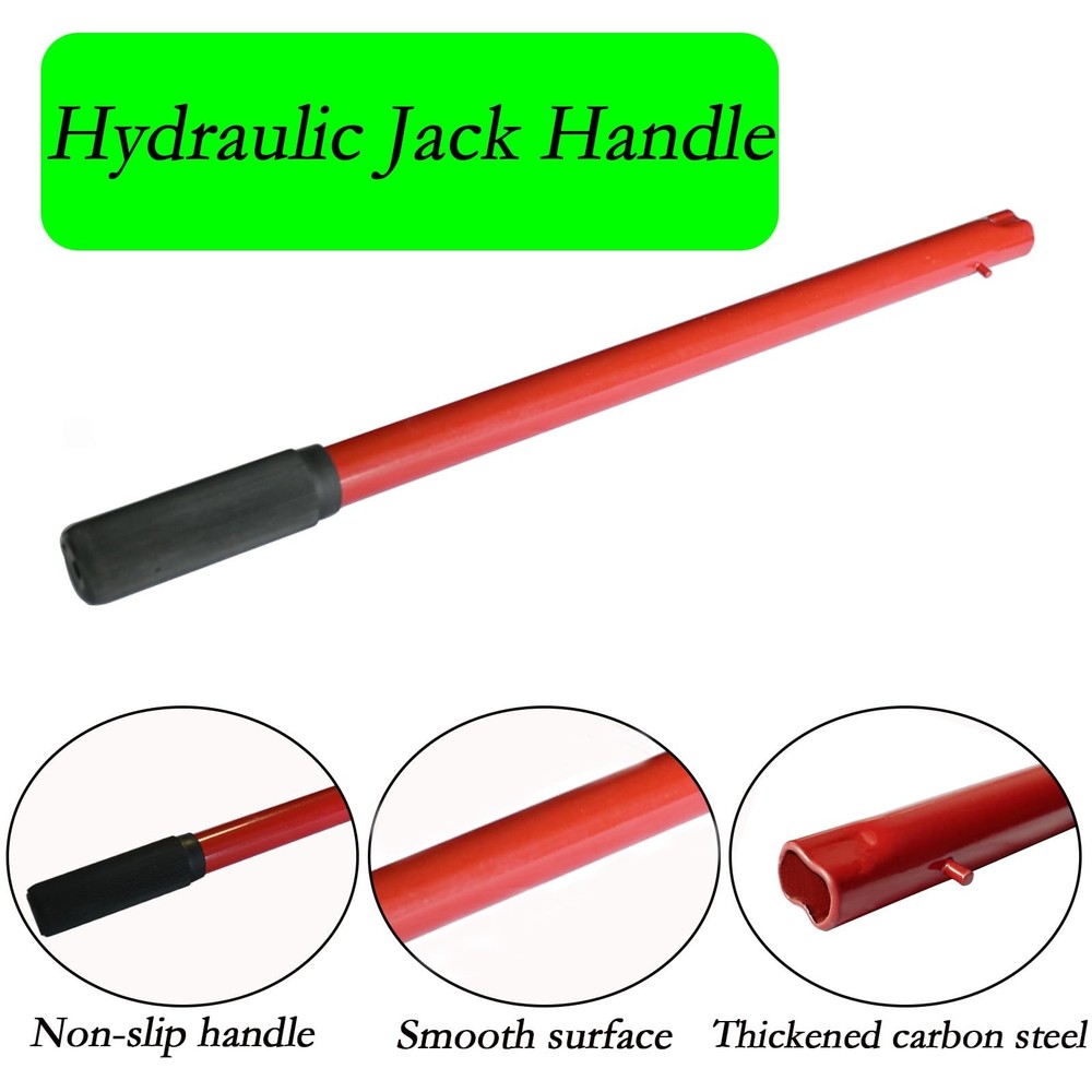 Horizontal Hydraulic Jack Handle Replacement, 2 Ton, Red | Durable Auto Tool
