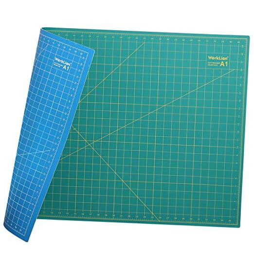 24" x 36" Large Self Healing PVC Cutting Mat, Double Sided, Gridded Rotary