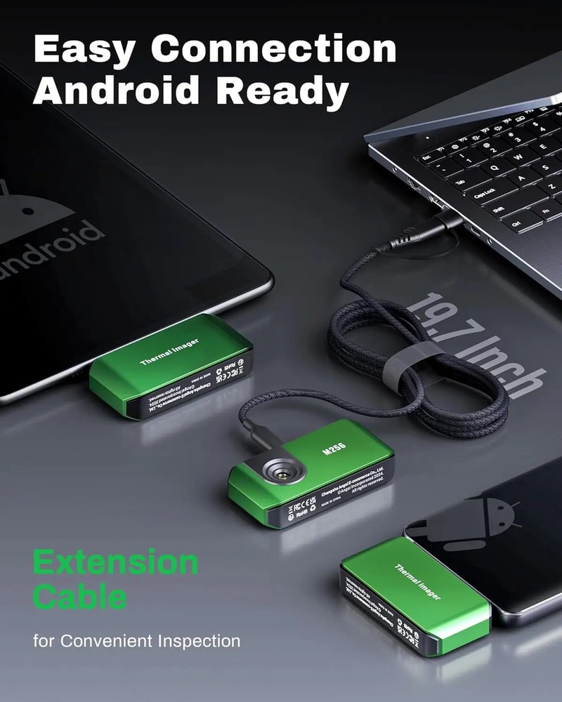 IR High Resolution Thermal Imaging Infrared Camera 4 USB-typeC with 3D Analysis